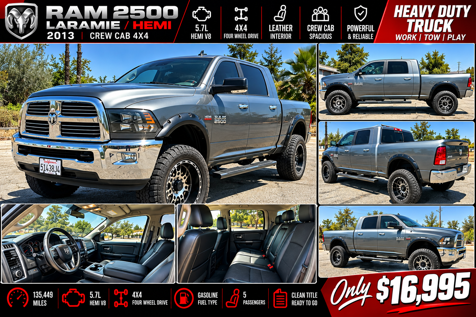 2013 Dodge Ram 2500 Long horn